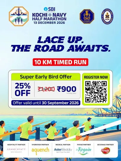 SBI Kochi Navy Half Marathon 2026 - Asia Run Calendar