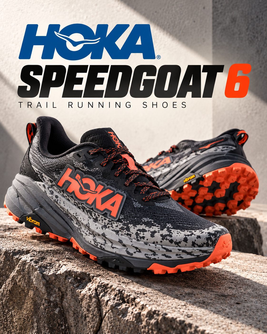 HOKA Speedgoat 6 Trail Running Shoes
