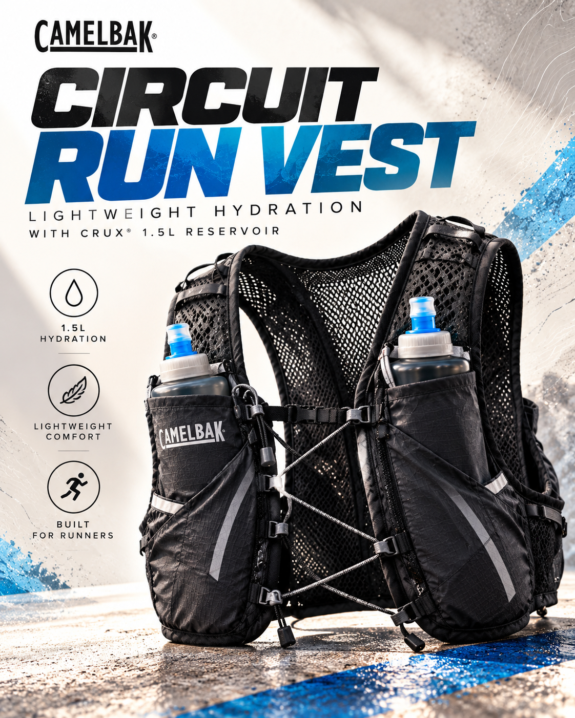 CamelBak Circuit Run Vest with Crux 1.5L Reservoir
