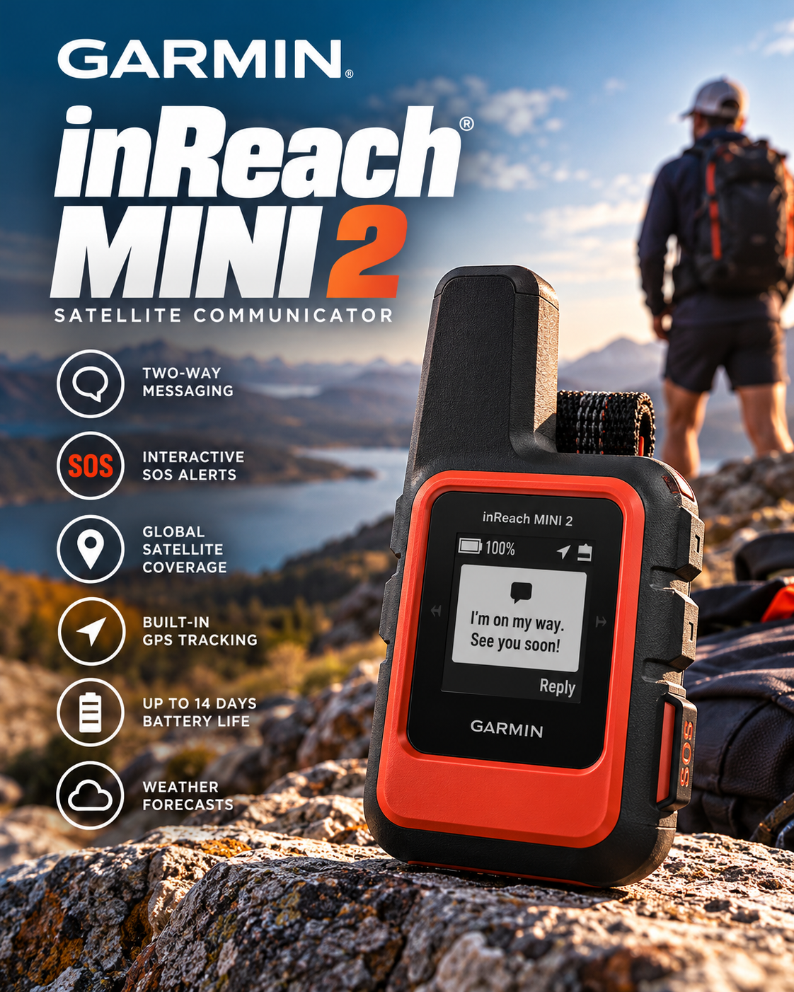 Garmin inReach Mini 2 Satellite Communicator