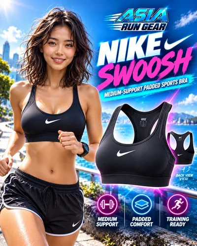 Nike Swoosh Medium-Support Women's Padded Sports Bra