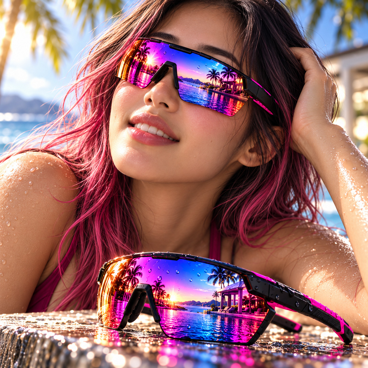 Chamelo Falcon Solar-Powered Smart Running Sunglasses