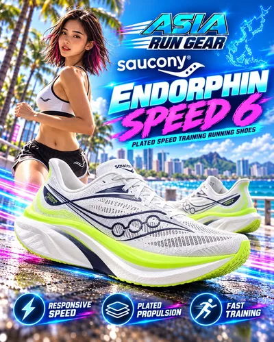 Saucony Endorphin Speed 6 Plated Speed Training Running Shoes
