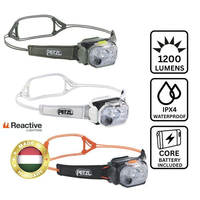 Petzl SWIFT RL 1200-Lumen Trail Running Headlamp