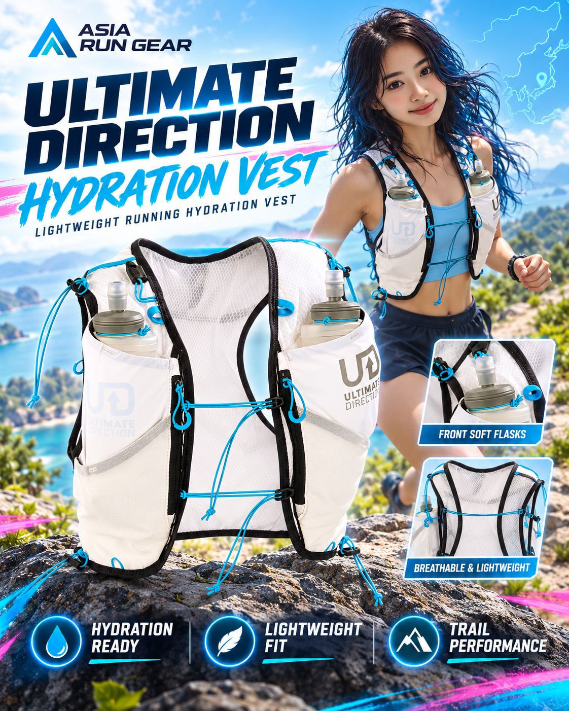 Ultimate Direction Race Vest 6L Hydration Vest
