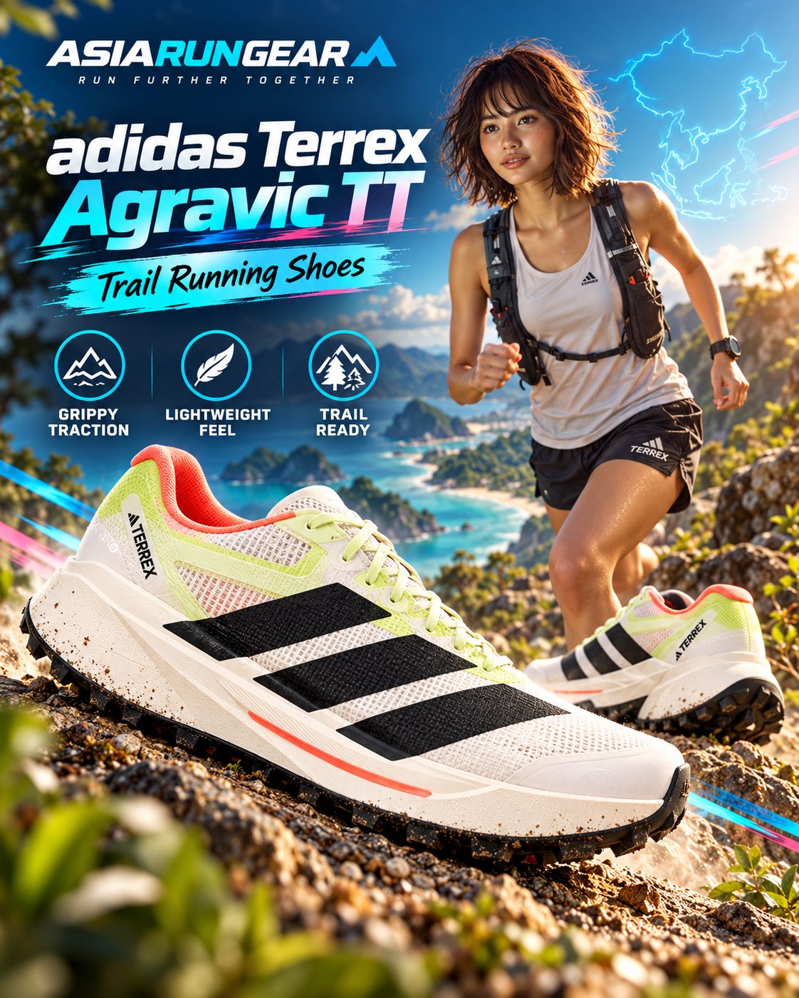 adidas Terrex Agravic TT Trail Running Shoes
