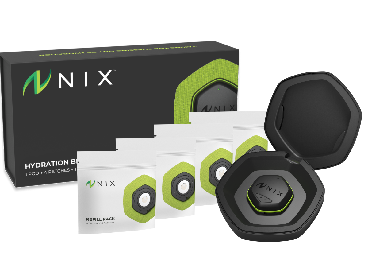 Nix Hydration Biosensor Wearable Sweat Monitor