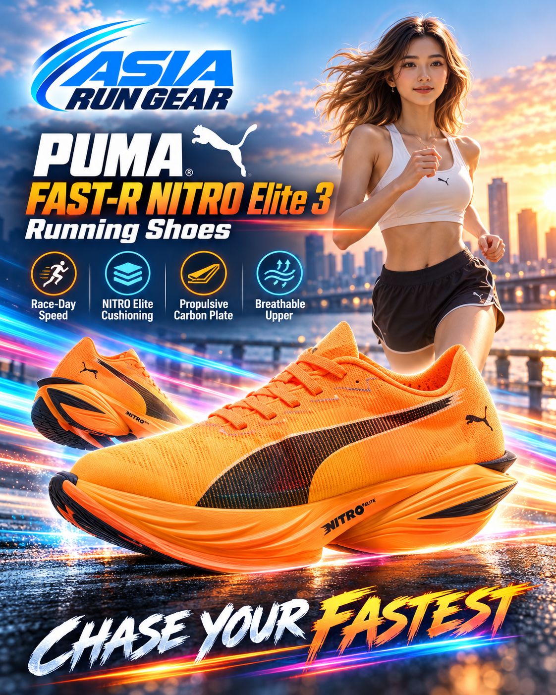 PUMA FAST-R NITRO Elite 3 Running Shoes