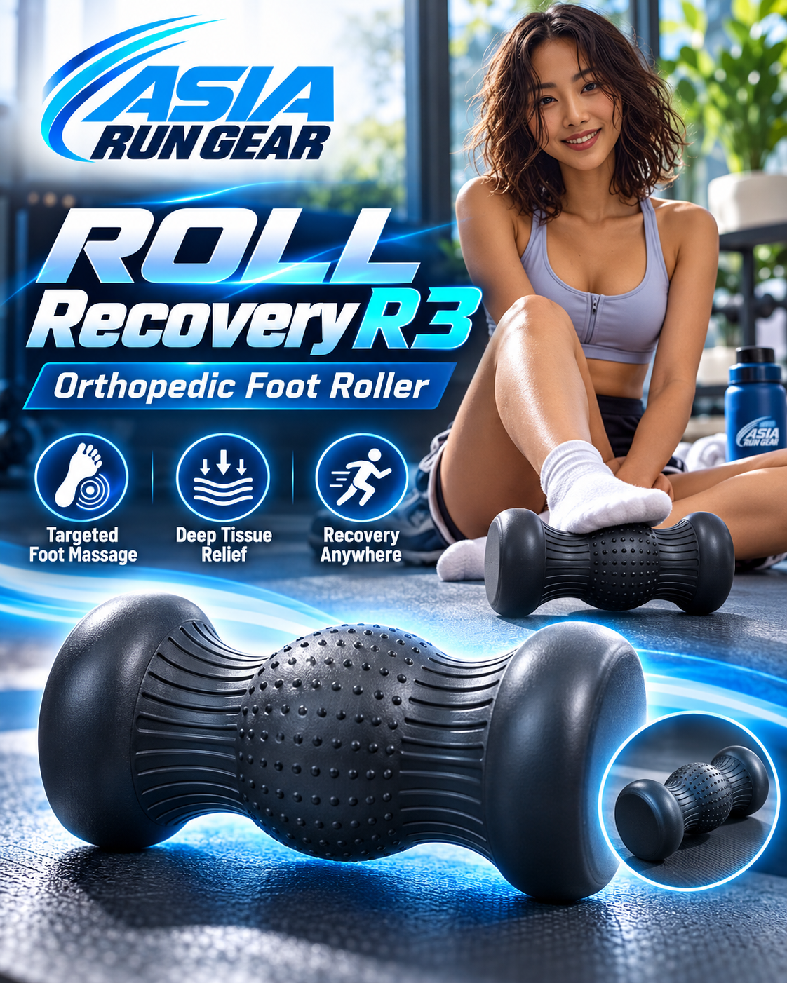 ROLL Recovery R3 Orthopedic Foot Roller