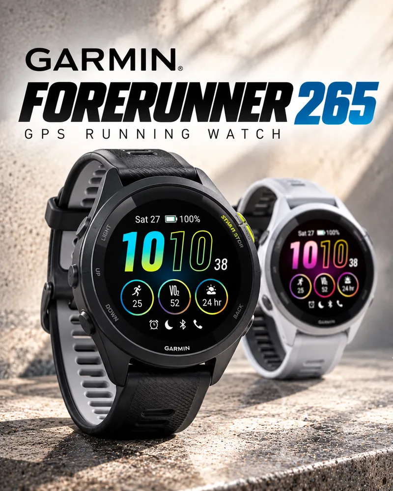 Garmin Forerunner 265 GPS Running Watch