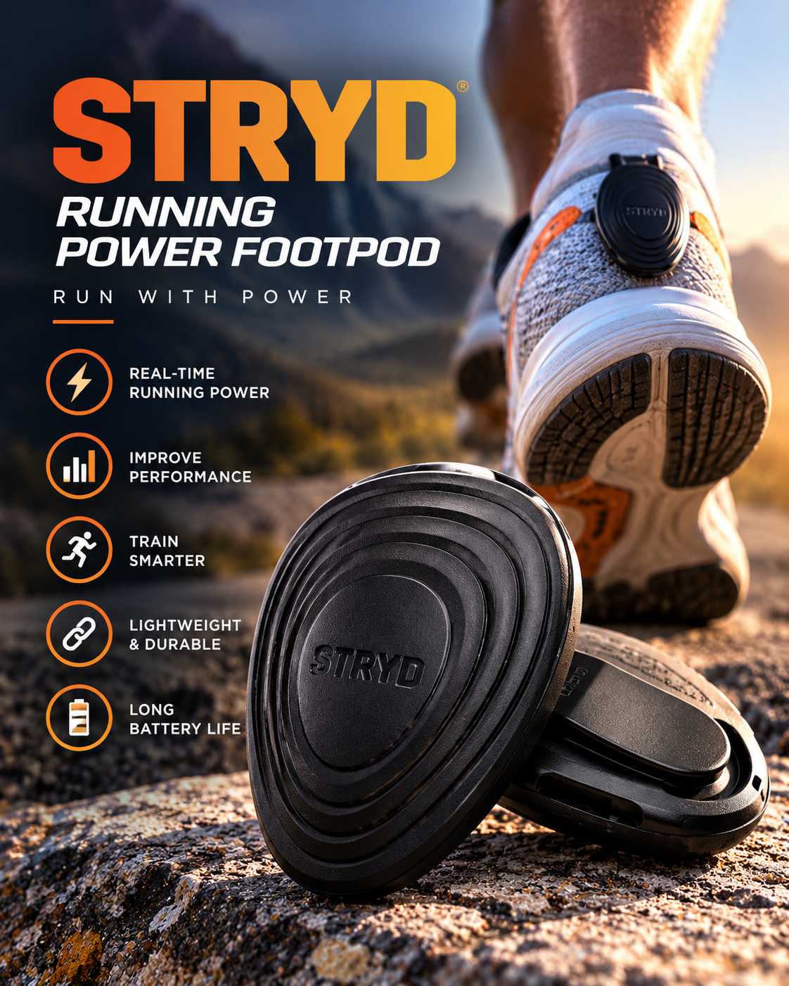Stryd 5.0 Running Power Footpod