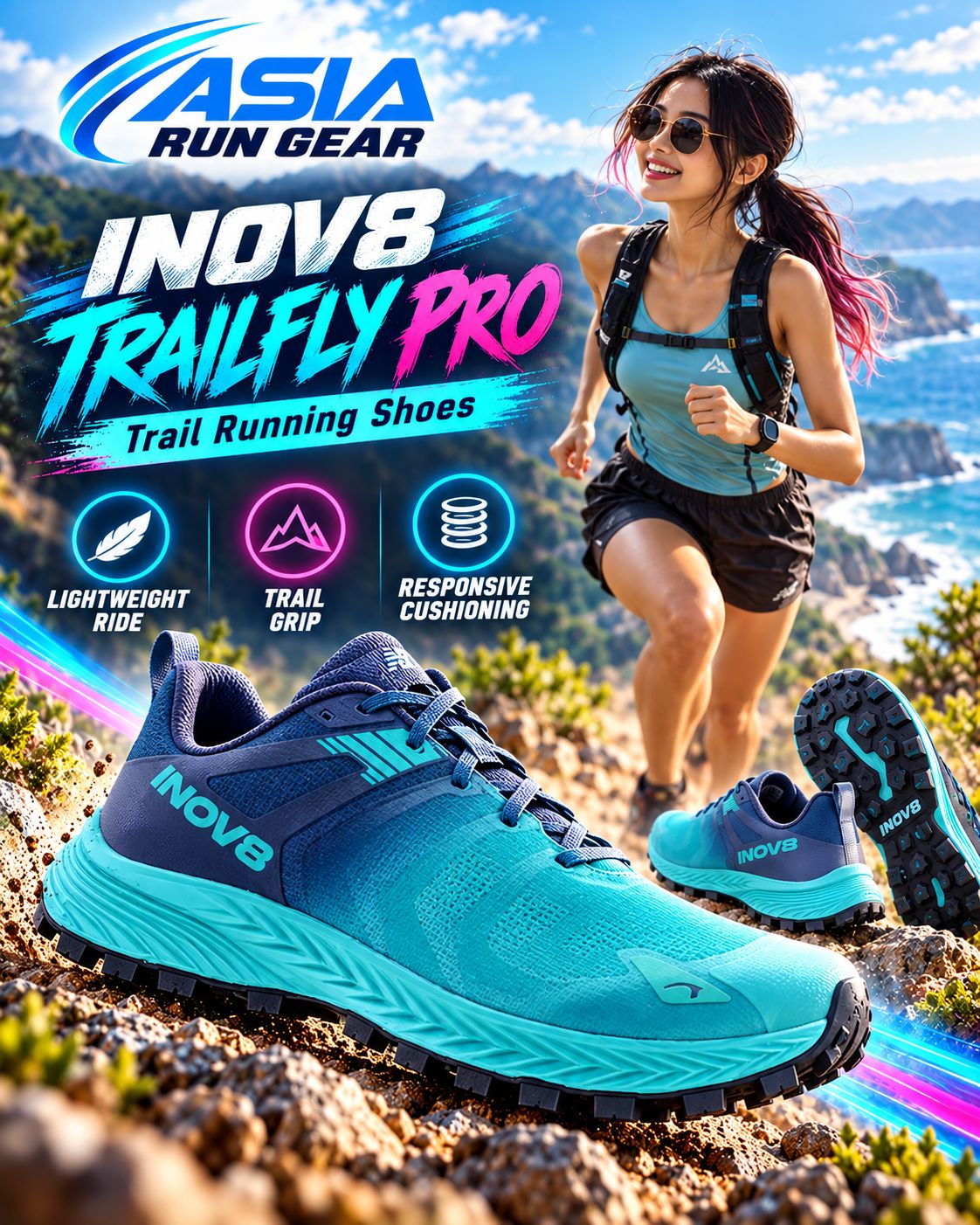 INOV8 TRAILFLY PRO Trail Running Shoes