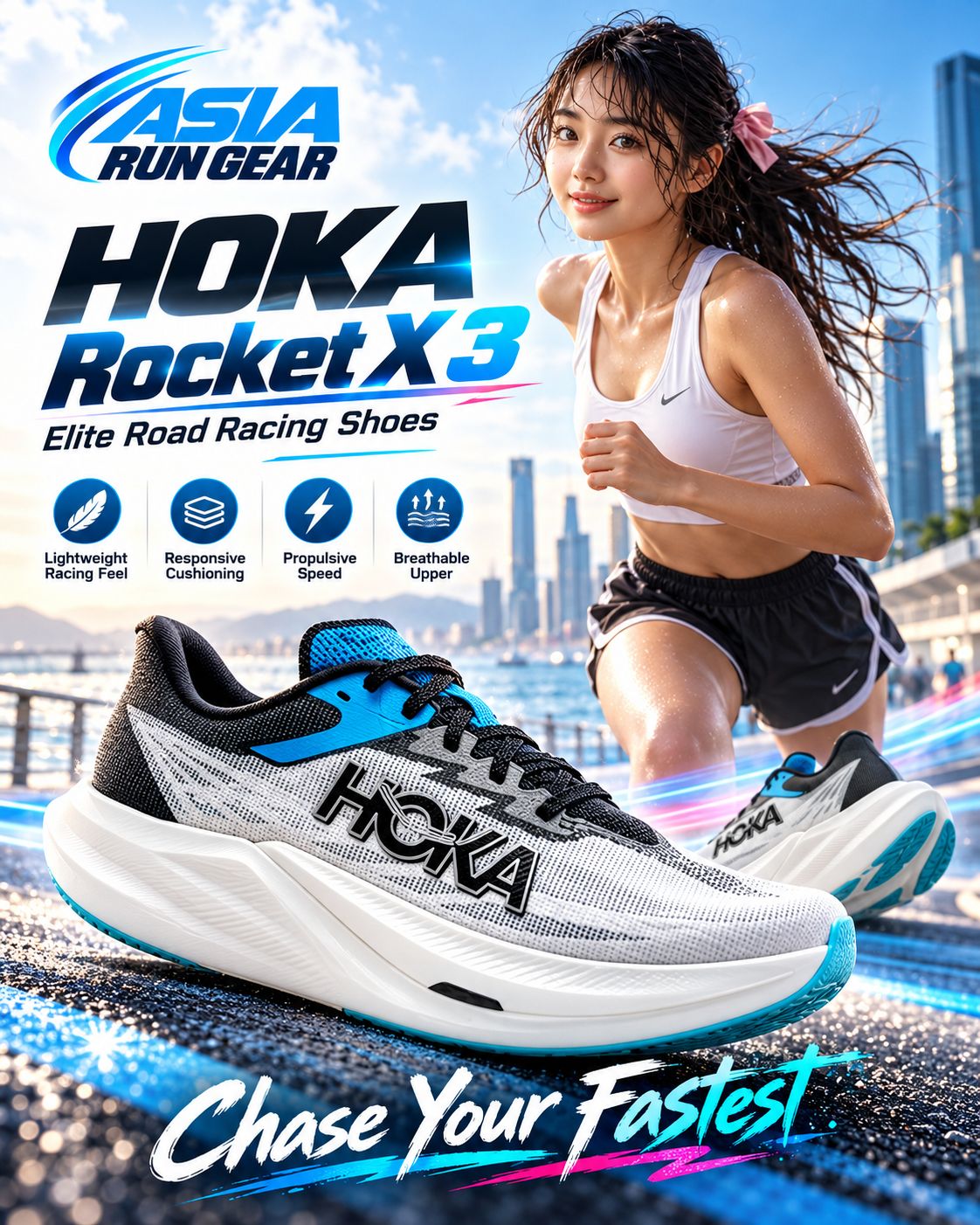 HOKA Rocket X 3 Running Shoes